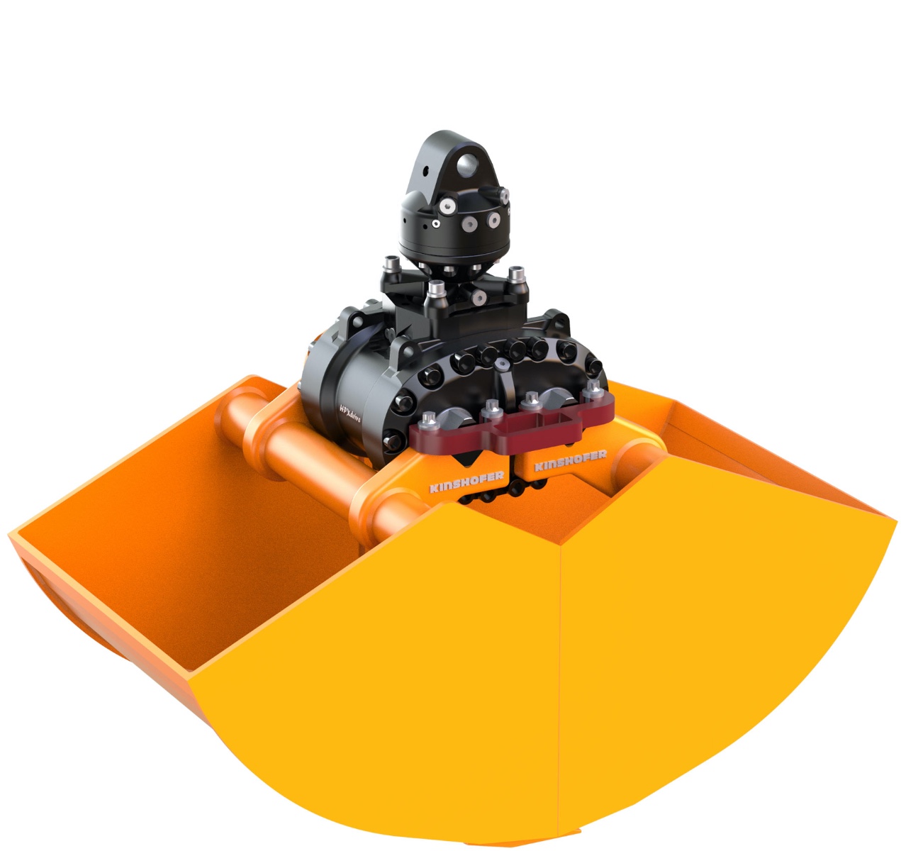 Remove loose bolts and clamping parts and
place exchange aid.