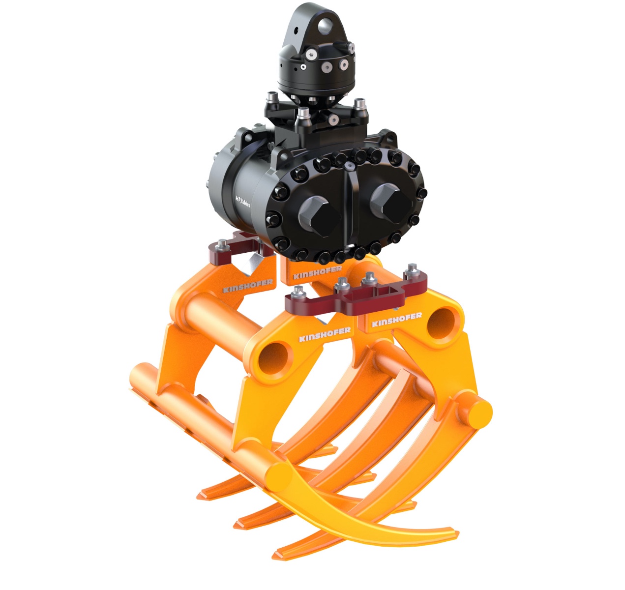 Lift HPXdrive and place it above the other
set of shells.