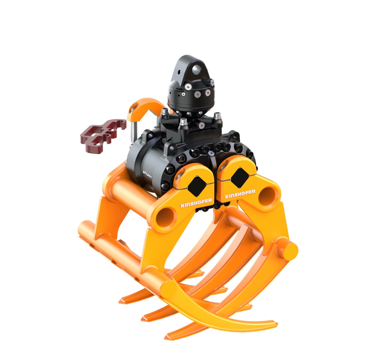 Remove exchange aids first and then bolt on
clamping parts on one side. Repeat on the
other side.