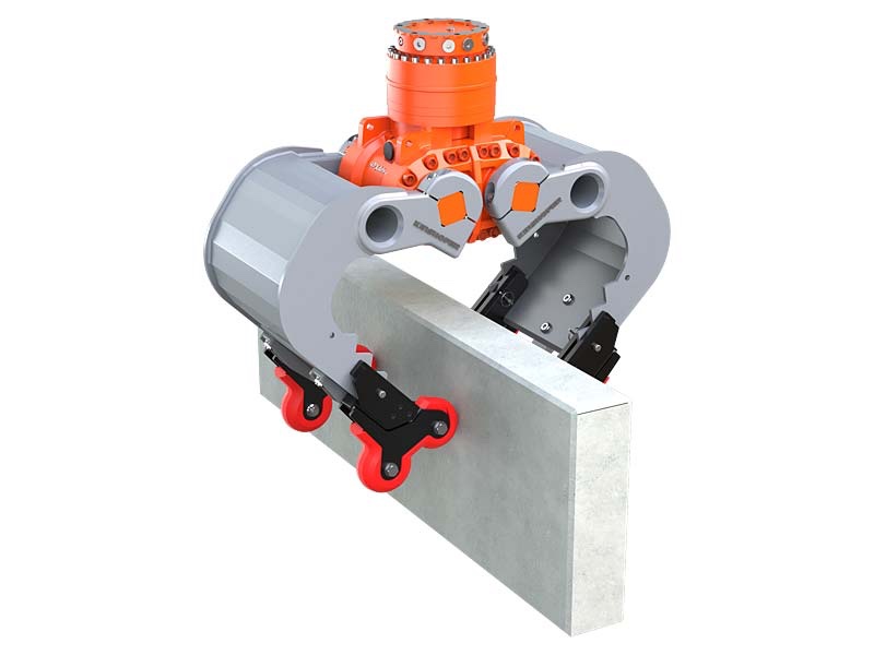 4-Grip Greifervorrichtung für Betonplatten